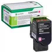 Lexmark C242XM0 - toner, magenta (purpuren)