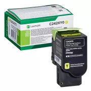 Lexmark C242XY0 - toner, yellow (rumen)