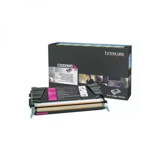 Lexmark C5200MS - toner, magenta (purpuren)