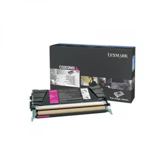 Lexmark C5202MS - toner, magenta (purpuren)