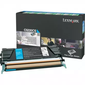Lexmark C5220CS - toner, cyan (azuren)