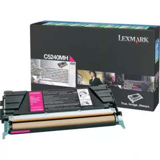 Lexmark C5240MH - toner, magenta (purpuren)