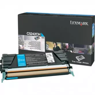 Lexmark C5242CH - toner, cyan (azuren)