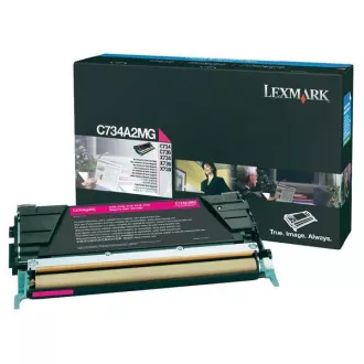 Lexmark C734A2MG - toner, magenta (purpuren)