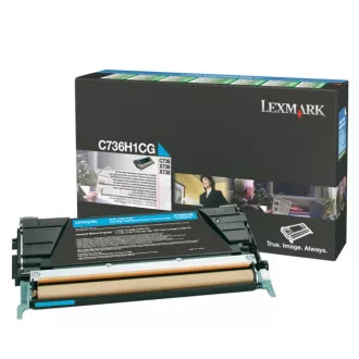 Lexmark C736H1CG - toner, cyan (azuren)