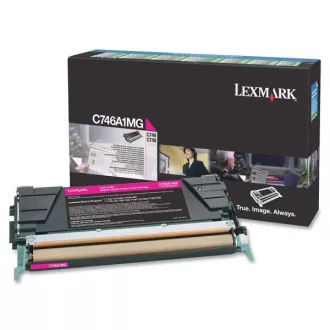 Lexmark C746 (C746A1MG) - toner, magenta (purpuren)