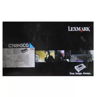 Lexmark C748H3CG - toner, cyan (azuren)