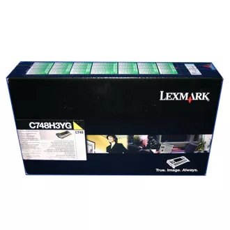 Lexmark C748H3YG - toner, yellow (rumen)