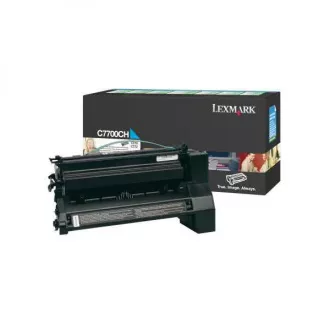 Lexmark C7700CH - toner, cyan (azuren)