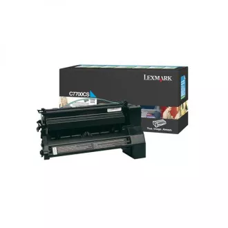 Lexmark C7700CS - toner, cyan (azuren)