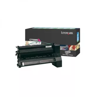 Lexmark C7700MS - toner, magenta (purpuren)