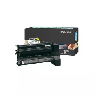 Lexmark C7700YS - toner, yellow (rumen) Lexmark C7700YS - toner, yellow (rumen)