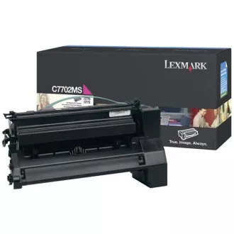 Lexmark C7702MS - toner, magenta (purpuren)