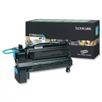 Lexmark C792A1CG - toner, cyan (azuren) Lexmark C792A1CG - toner, cyan (azuren)