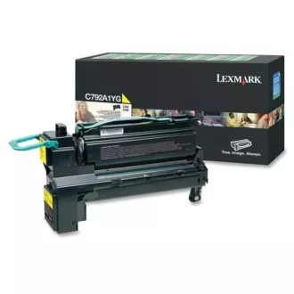 Lexmark C792A1YG - toner, yellow (rumen) Lexmark C792A1YG - toner, yellow (rumen)