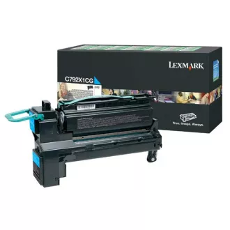 Lexmark C792X1CG - toner, cyan (azuren) Lexmark C792X1CG - toner, cyan (azuren)