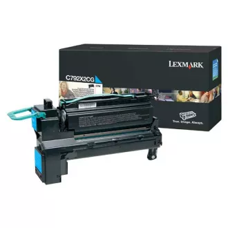 Lexmark C792X2CG - toner, cyan (azuren)