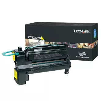 Lexmark C792X2YG - toner, yellow (rumen) Lexmark C792X2YG - toner, yellow (rumen)