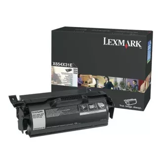 Lexmark X654X31E - toner, black (črn)