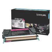 Lexmark X746A1MG - toner, magenta (purpuren)