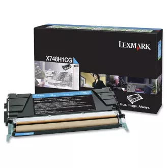 Lexmark X748H1CG - toner, cyan (azuren) Lexmark X748H1CG - toner, cyan (azuren)
