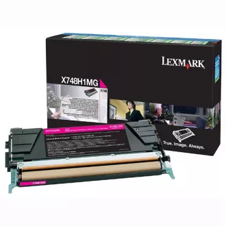Lexmark X748H1MG - toner, magenta (purpuren)