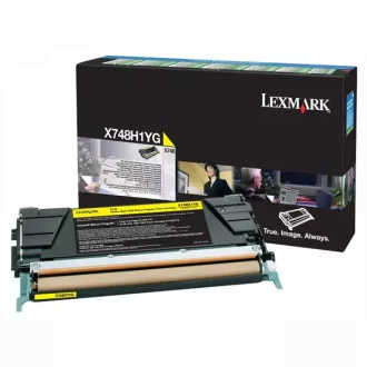 Lexmark X748H1YG - toner, yellow (rumen)