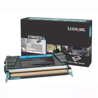 Lexmark X748H3CG - toner, cyan (azuren) Lexmark X748H3CG - toner, cyan (azuren)