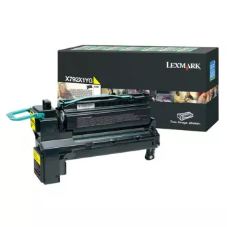 Lexmark X792X1YG - toner, yellow (rumen)