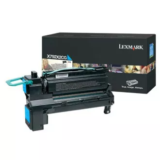 Lexmark X792X2CG - toner, cyan (azuren) Lexmark X792X2CG - toner, cyan (azuren)