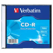 Verbatim CD-R, 43347, DataLife, 1-pack, 700 MB, Extra Protection, 52x, 80 min., tanka škatlica, za arhiviranje podatkov