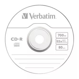 Verbatim CD-R, 43725, Extra Protection, 10-pack, 700 MB, 52x, 80 min, 12 cm, brez možnosti tiskanja, ovitek, za arhiviranje podatkov
