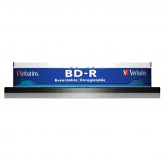 Verbatim BD-R, enoslojni 25 GB, škatla za torto, 43742, 6x, 10-pack, za arhiviranje podatkov