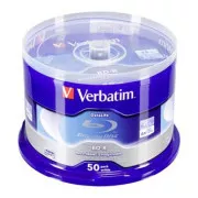Verbatim BD-R, enoslojni 25 GB, modra površina, enoslojni, vreteno, 43838, 6x, 50 keksov, brez ID