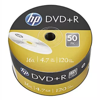 HP DVD R, DRE00070-3, 69305, 4,7 GB, 16x, v razsutem stanju, 50 pakiranj, brez možnosti tiskanja, 12 cm, za arhiviranje podatkov