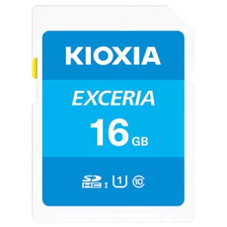 Spominska kartica Kioxia Exceria (N203), 16 GB, SDHC, LNEX1L016GG4, UHS-I U1 (razred 10)