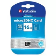 Verbatim Micro Secure Digital Card Premium, 16 GB, micro SDHC, 44010, UHS-I U1 (razred 10)
