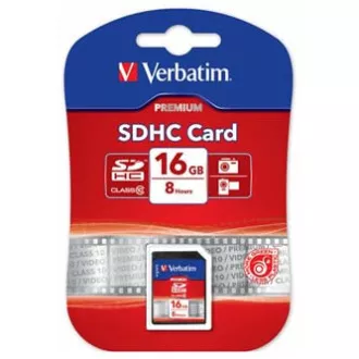 Verbatim Secure Digital Card Premium U1, 16 GB, SDHC, 43962, UHS-I U1 (Class 10) Verbatim Secure Digital Card Premium U1, 16 GB, SDHC, 43962, UHS-I U1 (Class 10)