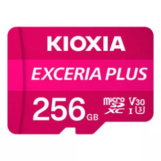 Spominska kartica Kioxia Exceria Plus (M303), 256 GB, microSDXC, LMPL1M256GG2, UHS-I U3 (razred 10), PRODAJA Spominska kartica Kioxia Exceria Plus (M303), 256 GB, microSDXC, LMPL1M256GG2, UHS-I U3 (razred 10), PRODAJA