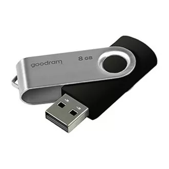 Goodram USB ključek, USB 2.0, 8 GB, UTS2, črn, UTS2-0080K0R11, USB A, z vrtljivim pokrovčkom