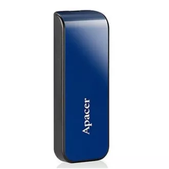 Apacer USB flash disk, USB 2.0, 32 GB, AH334, moder, AP32GAH334U-1, USB A, z izvlečnim priključkom
