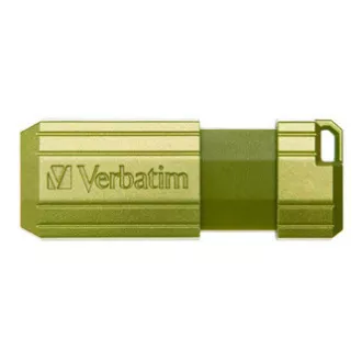 Verbatimov pomnilnik USB, USB 2.0, 32 GB, Store,N,Go PinStripe, zelen, 49958, za arhiviranje podatkov