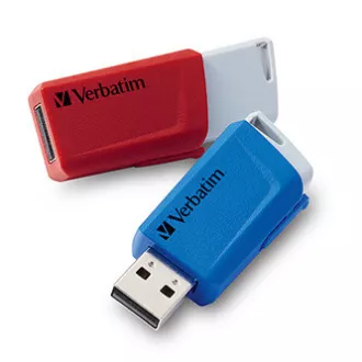 Verbatimov pomnilnik USB, USB 3.0, 32 GB, Store N Click, mešane barve, 49308, USB A, z izvlečnim priključkom, 2 kosa