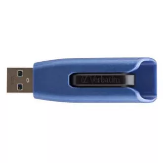 Verbatimov pomnilnik USB, USB 3.0, 32 GB, V3 MAX, Store N Go, moder, 49806, USB A, z izvlečnim priključkom