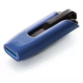 Verbatimov pomnilnik USB, USB 3.0, 32 GB, V3 MAX, Store N Go, moder, 49806, USB A, z izvlečnim priključkom