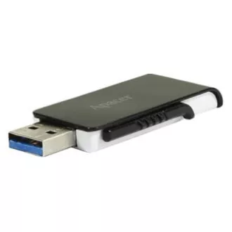 USB-ključ Apacer, USB 3.0, 64 GB, AH350, črn, AP64GAH350B-1, USB A, z izvlečnim priključkom, IZPRODAJA