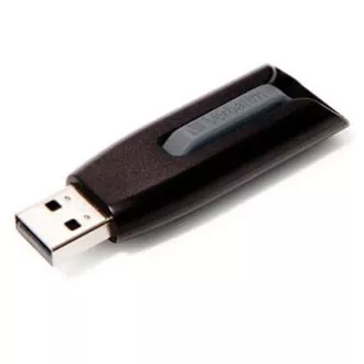 Verbatimov pomnilnik USB, USB 3.0, 64 GB, V3, Store N Go, črn, 49174, USB A, z izvlečnim priključkom