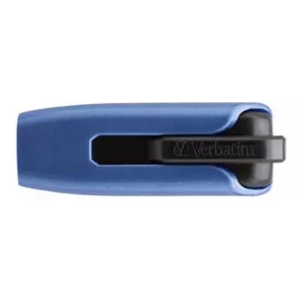 Verbatimov pomnilnik USB, USB 3.0, 64 GB, V3 MAX, Store N Go, moder, 49807, USB A, z izvlečnim priključkom