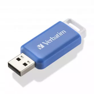 Verbatimov pomnilnik USB, USB 2.0, 64 GB, DataBar, moder, 49455, za arhiviranje podatkov