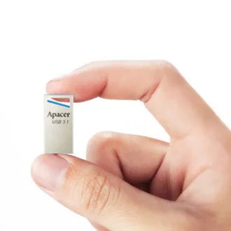 Apacer USB ključek, USB 3.0, 128 GB, AH155, srebrn, AP128GAH155U-1, USB A, z zanko